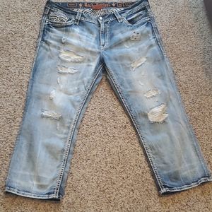 Rock Revival Crop Jeans